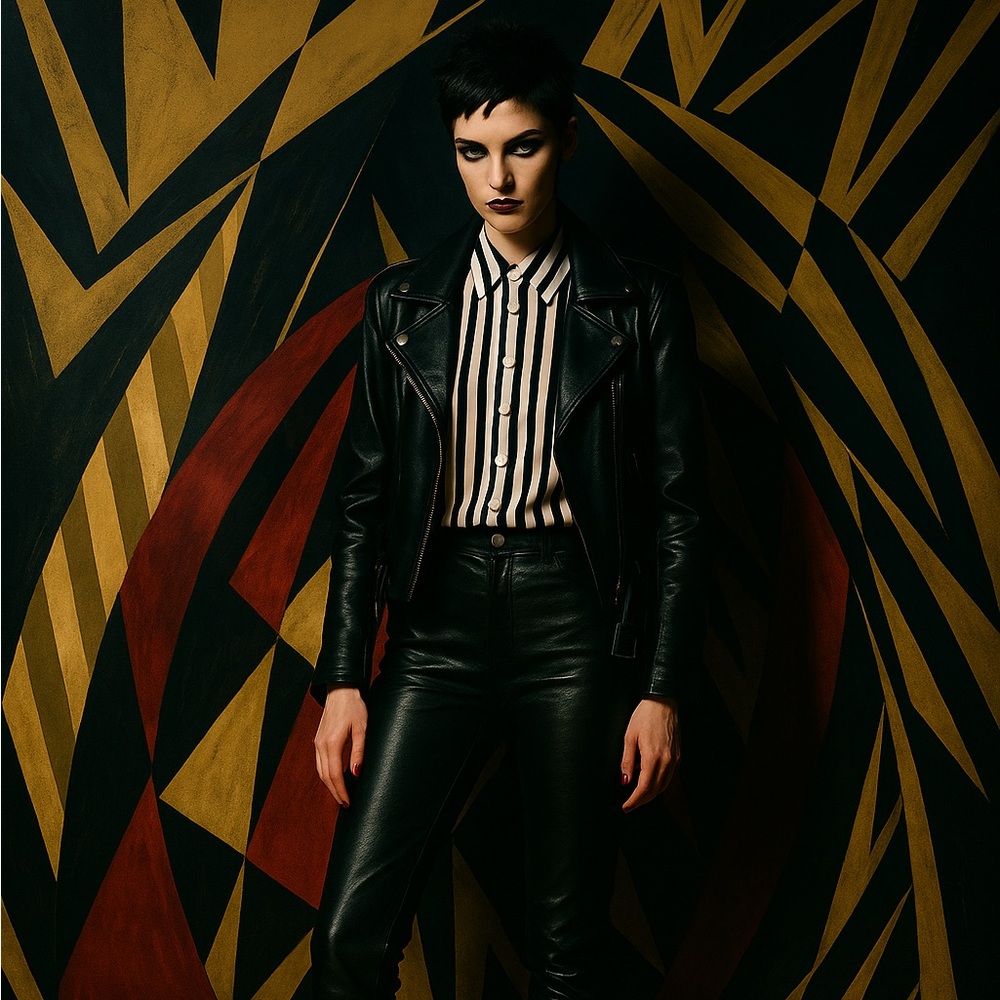 Vintage Claudia Richard Women black and white striped blouse / 14 / Plus Size 14